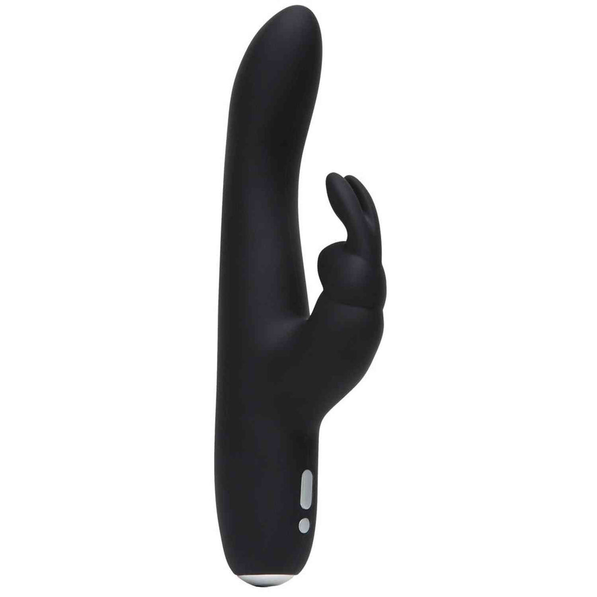 Rabbit vibrator Greedy Girl Slimline 22 cm – black | Fifty Shades of Grey
