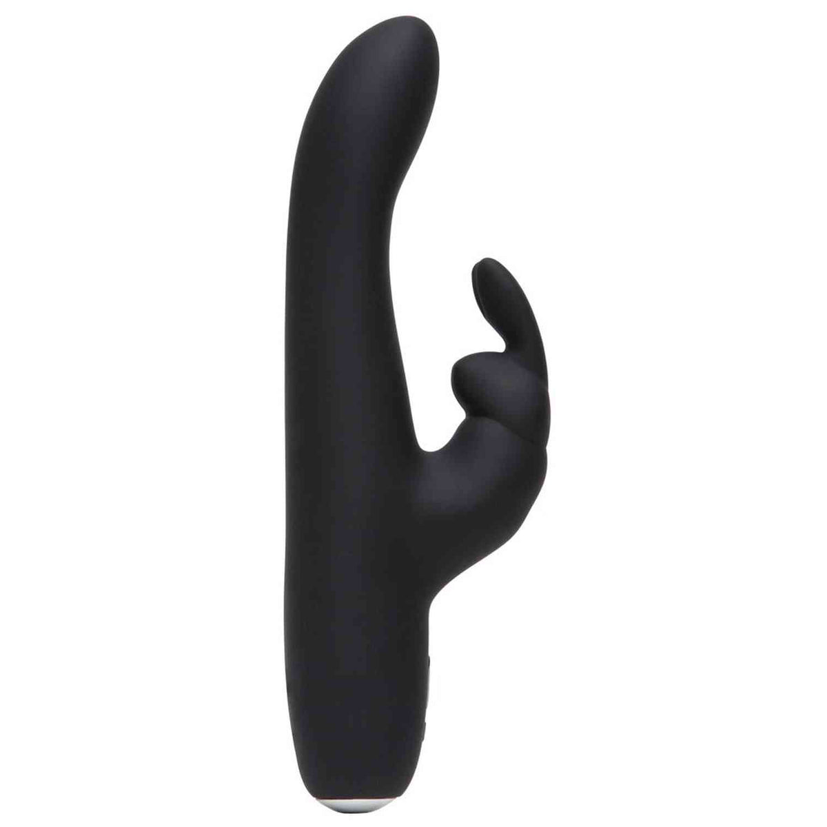 Vibratore rabbit Greedy Girl Slimline 22 cm – nero | Fifty Shades of Grey