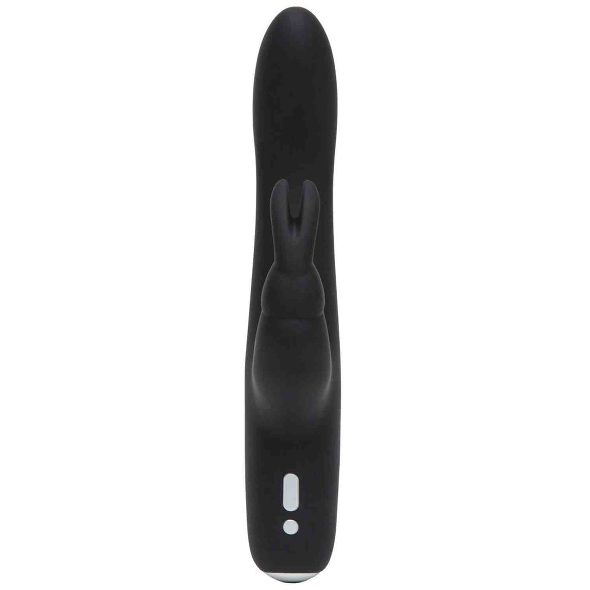 Vibratore rabbit Greedy Girl Slimline 22 cm – nero | Fifty Shades of Grey