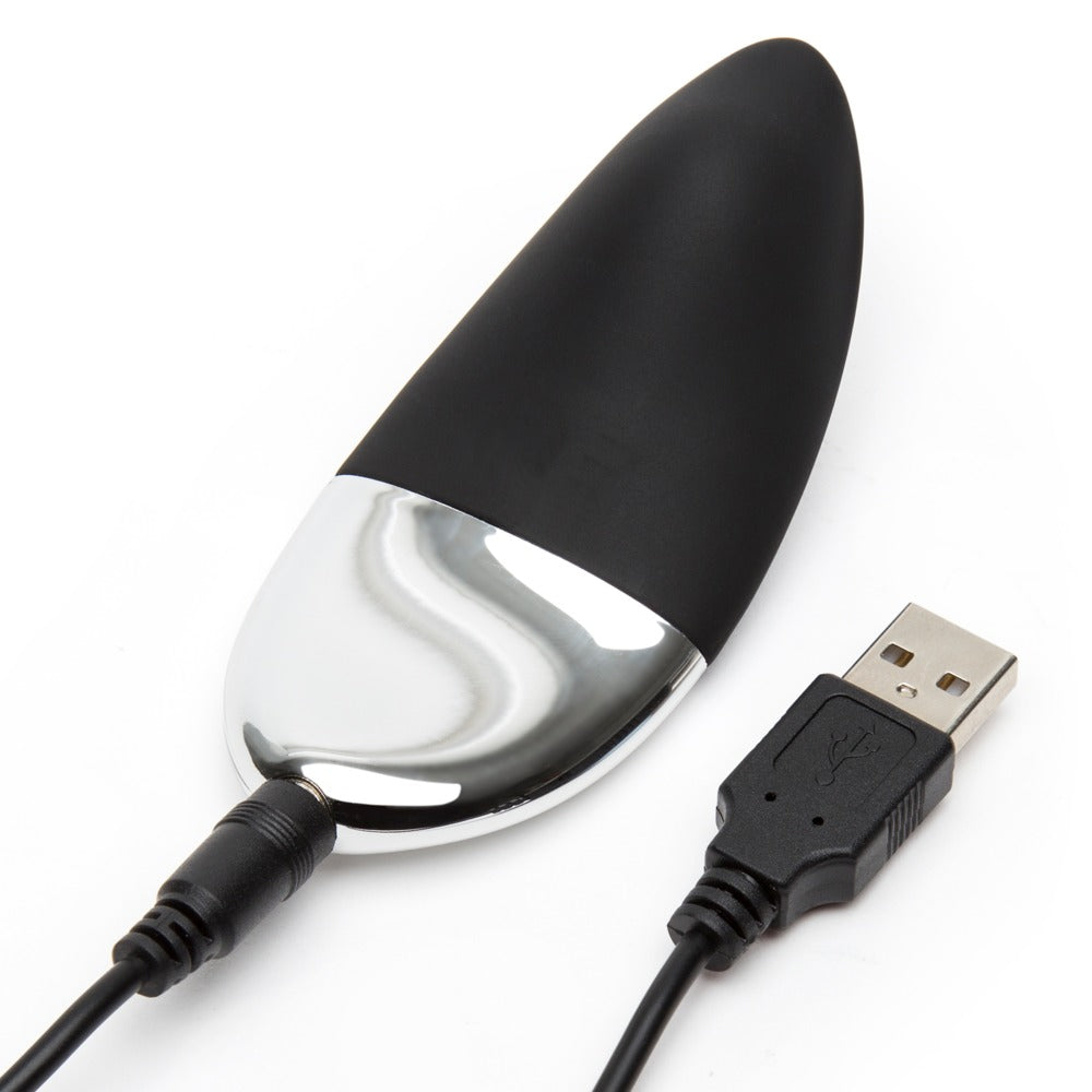 Vibrador clásico Knicker 6 funciones – con mando a distancia, negro | Fifty Shades of Grey