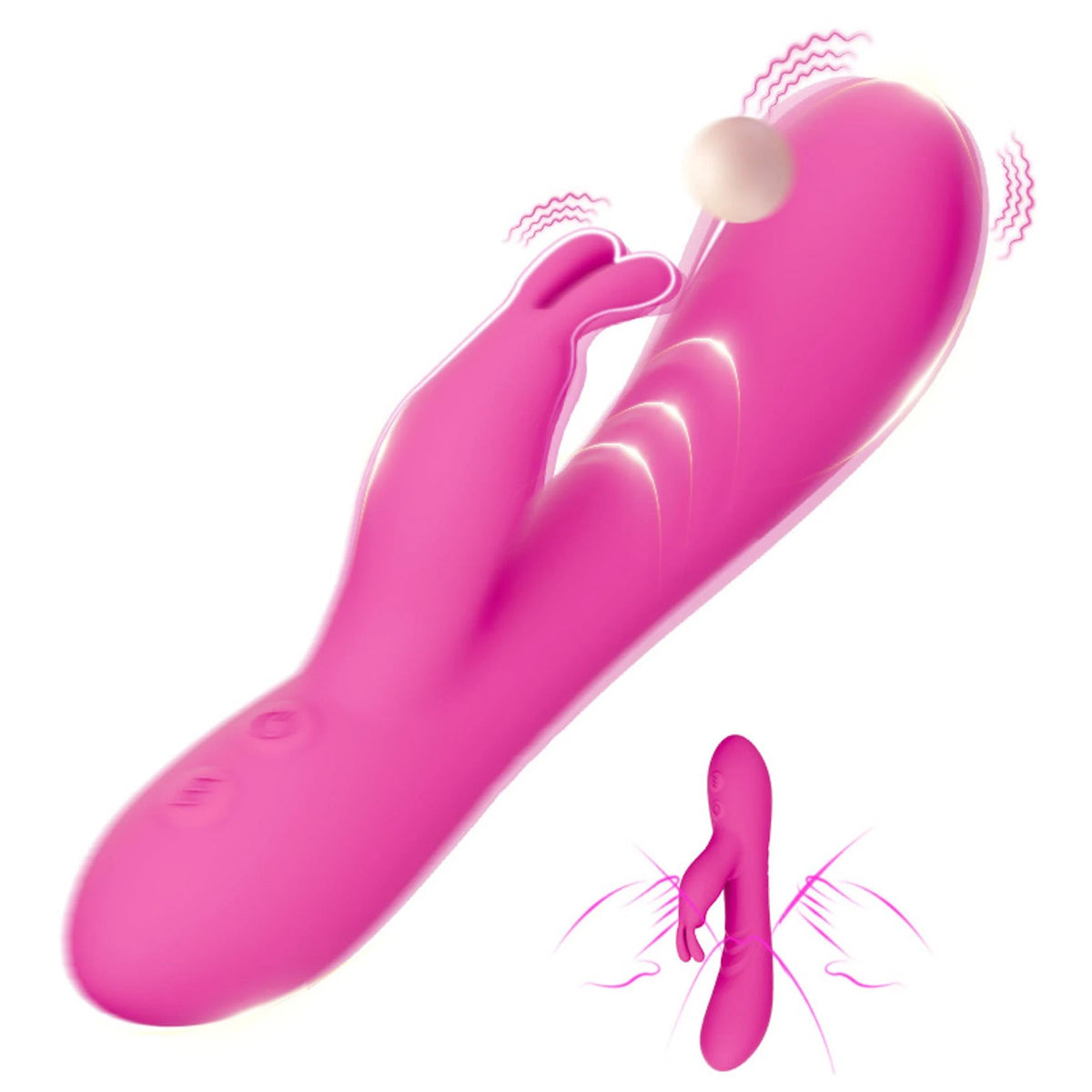 Vibratore rabbit Jade – ricaricabile, fucsia | Favorites