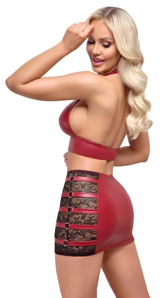 Haut et Jupe rouge M