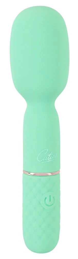 Mini vibratore 13.4 cm – ricaricabile, verde | Cuties