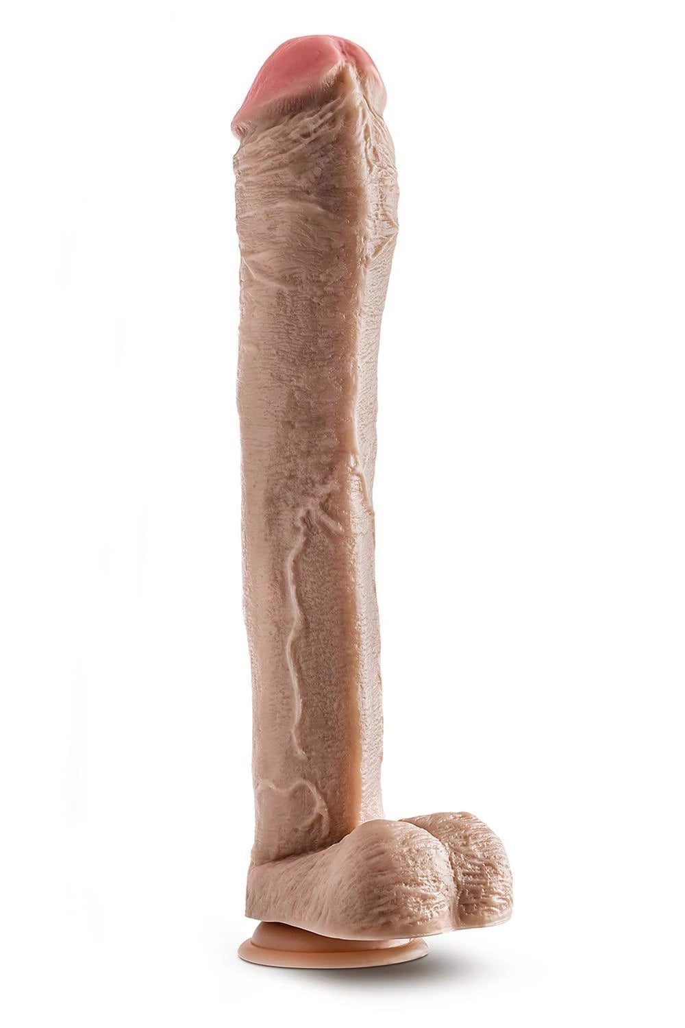 Dildo realistico DR MR ED 33 cm – con ventosa, beige | Blush