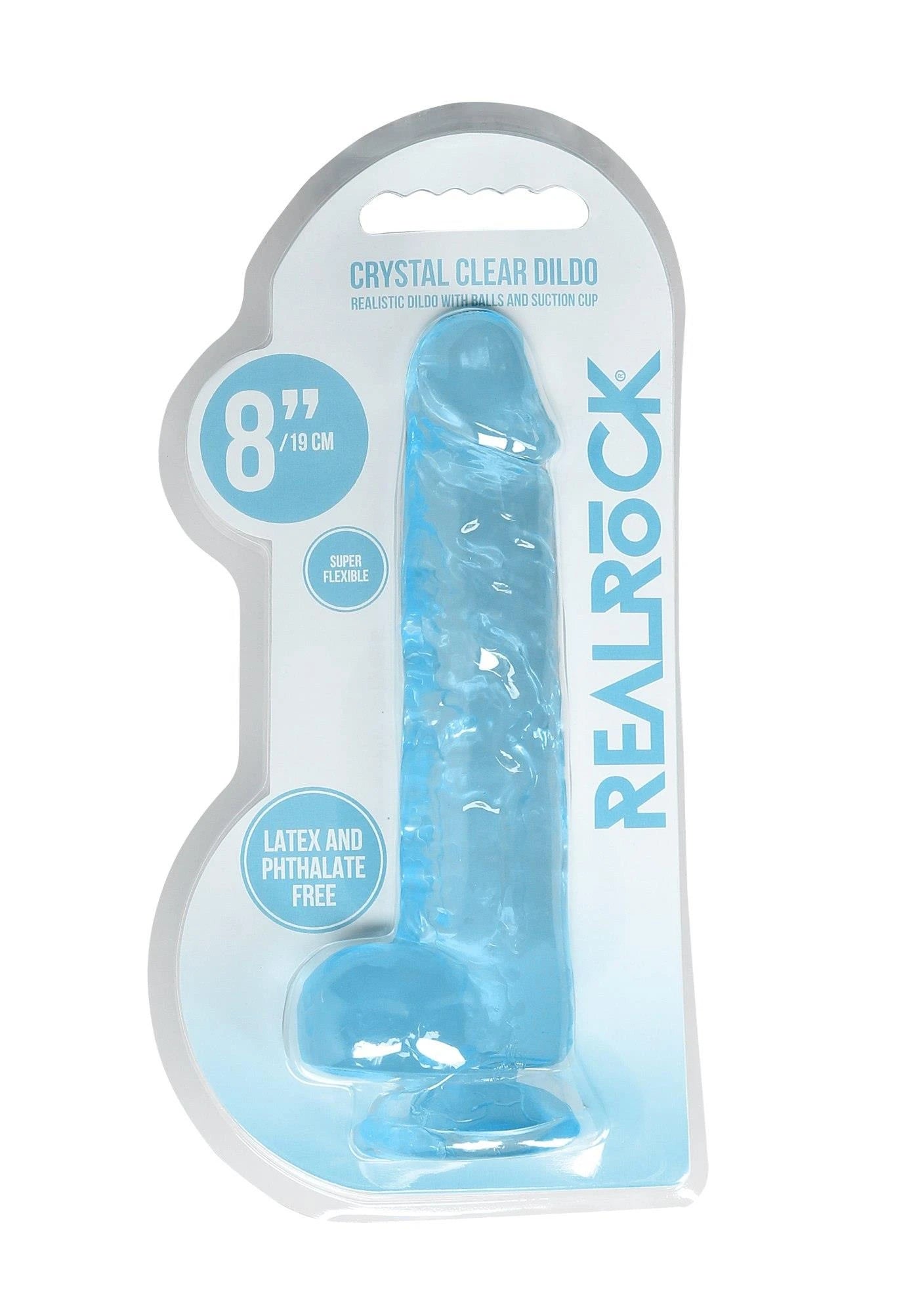 Realistic Dildo with Balls - 8 / 21 cm