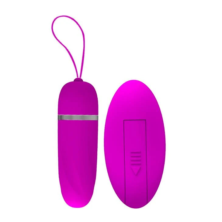 Ovo vibratório Debby 12 funções – com controlo remoto, fúcsia | Pretty Love