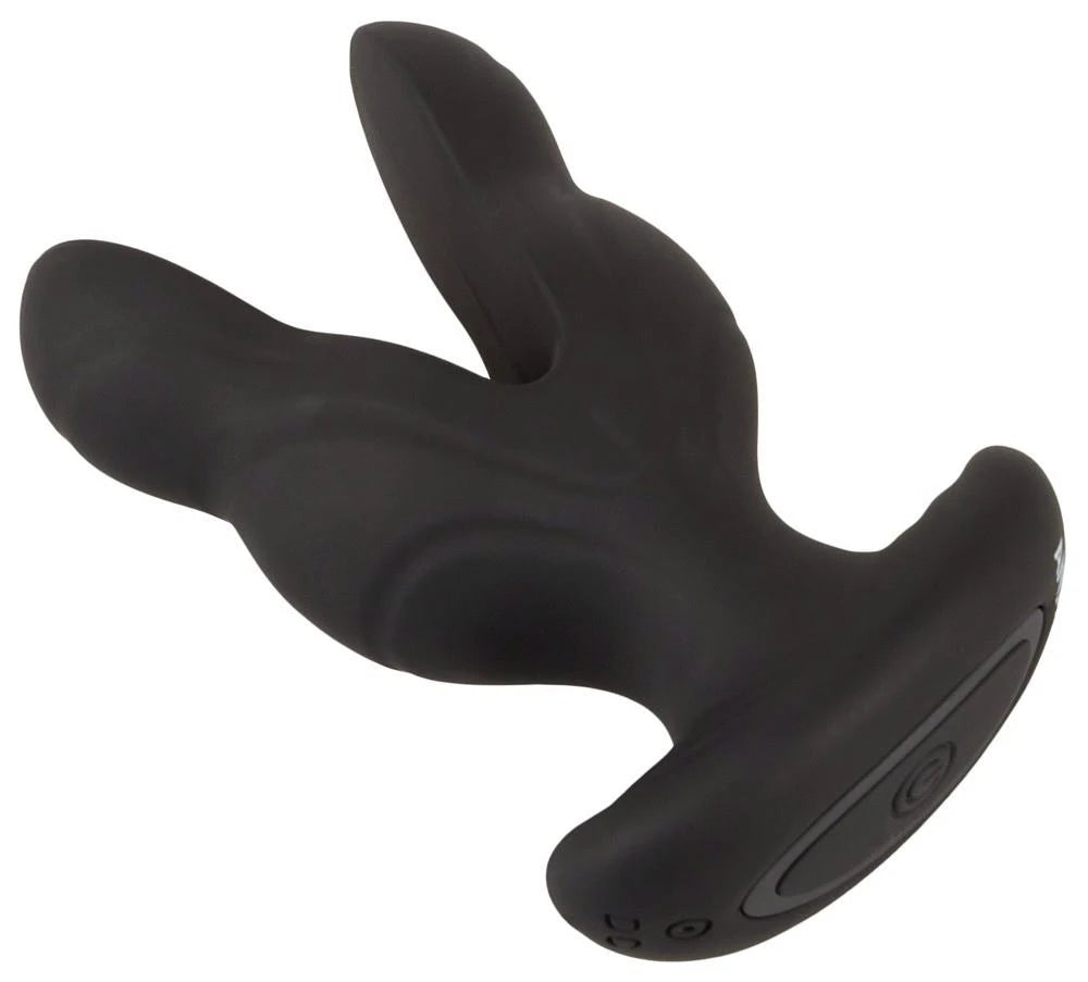 Butt plug Expander 8 functions – vibrating, remote control, black | ANOS