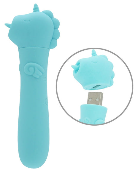 Mini vibrador 10 funciones – recargable 14.3 cm | Unihorn