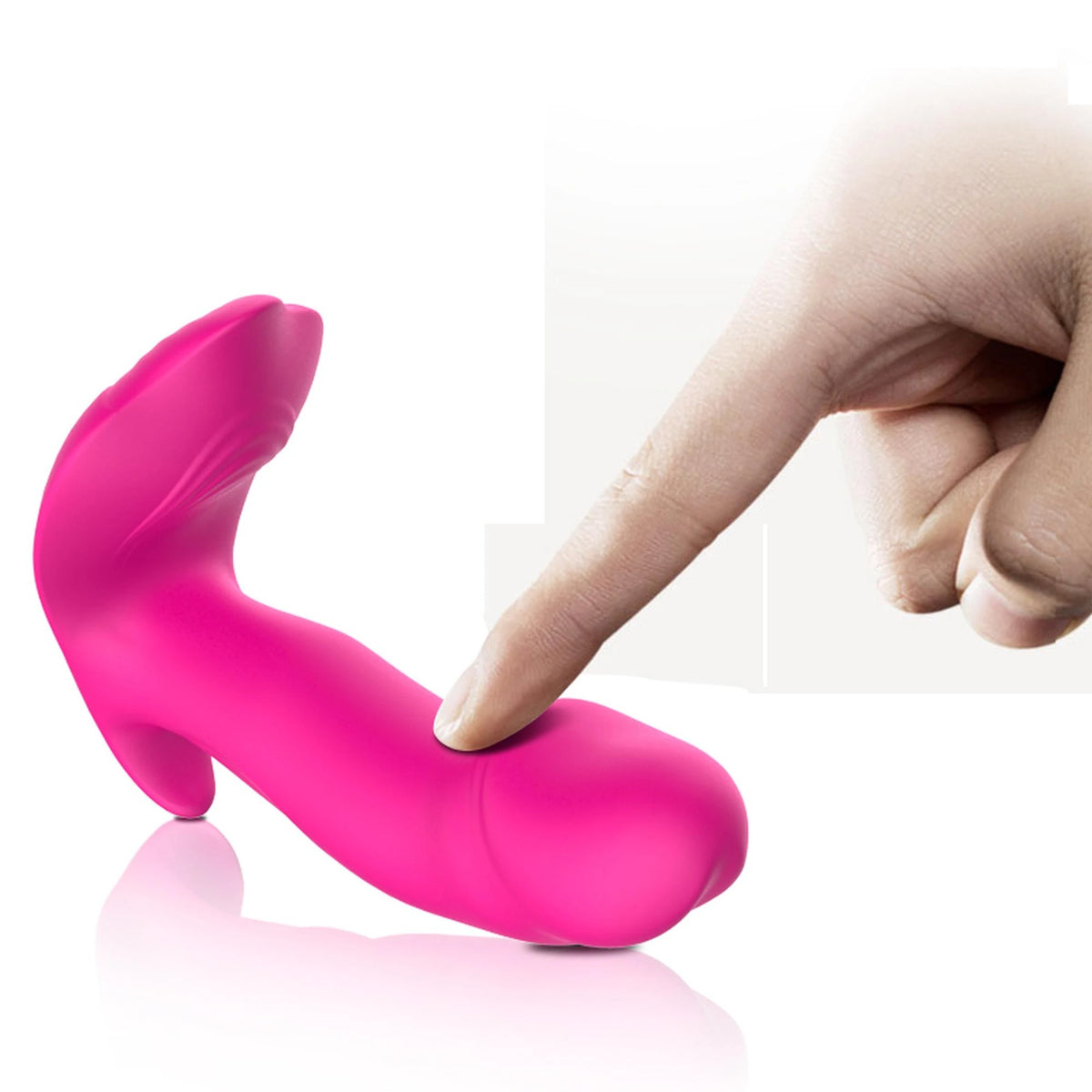 Stimulateur clitoridien Pulsator 10 fonctions – avec télécommande, rechargeable, fuchsia | Favorites