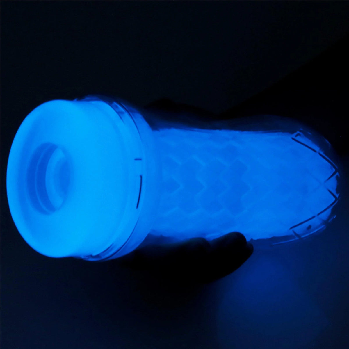 Maszturbátor Lumino Play Pocketed 20.5 cm – vibrációs, zsebméretű, átlátszó | Lovetoy