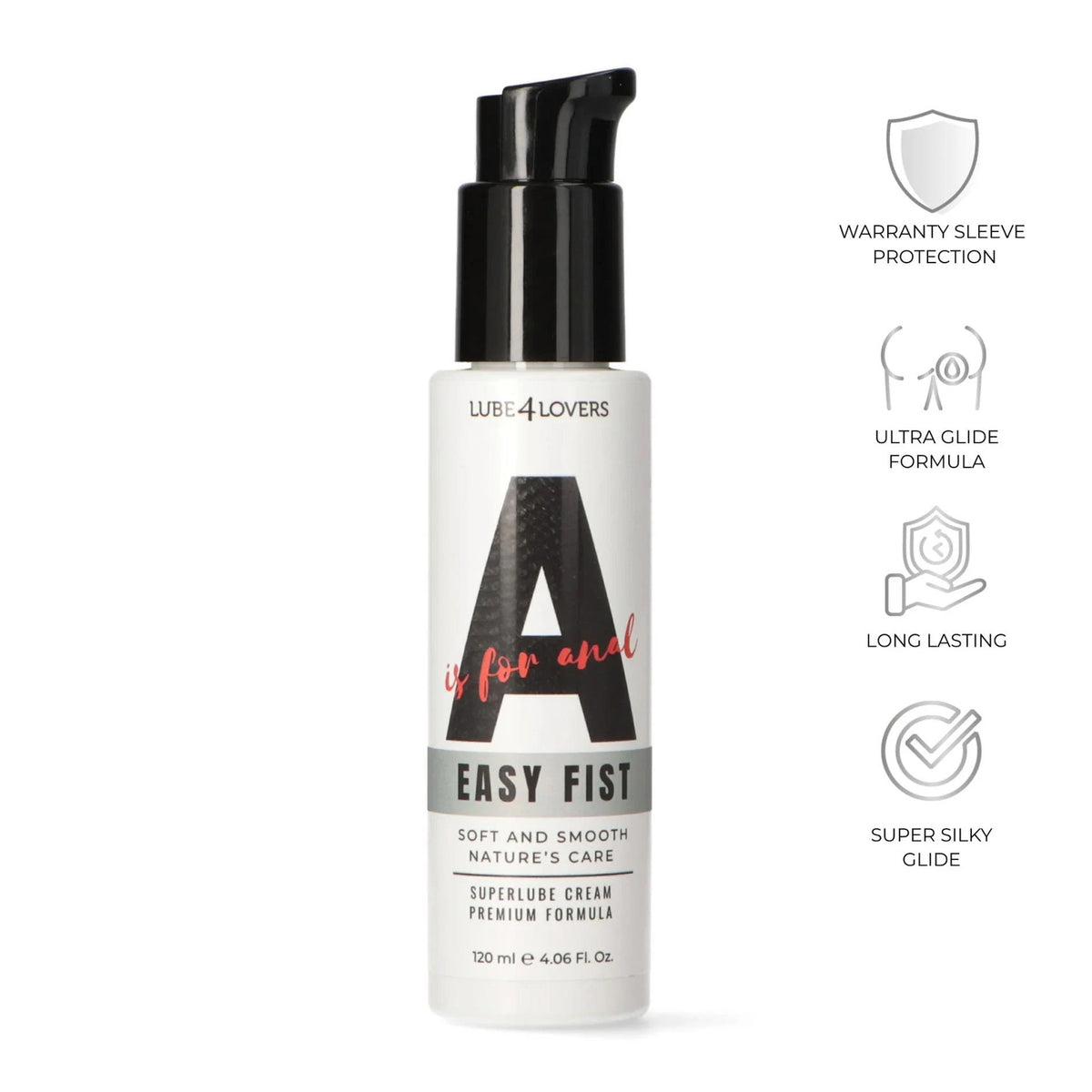 Lubrificante is for Easy Fist Creamy 120 ml – anale