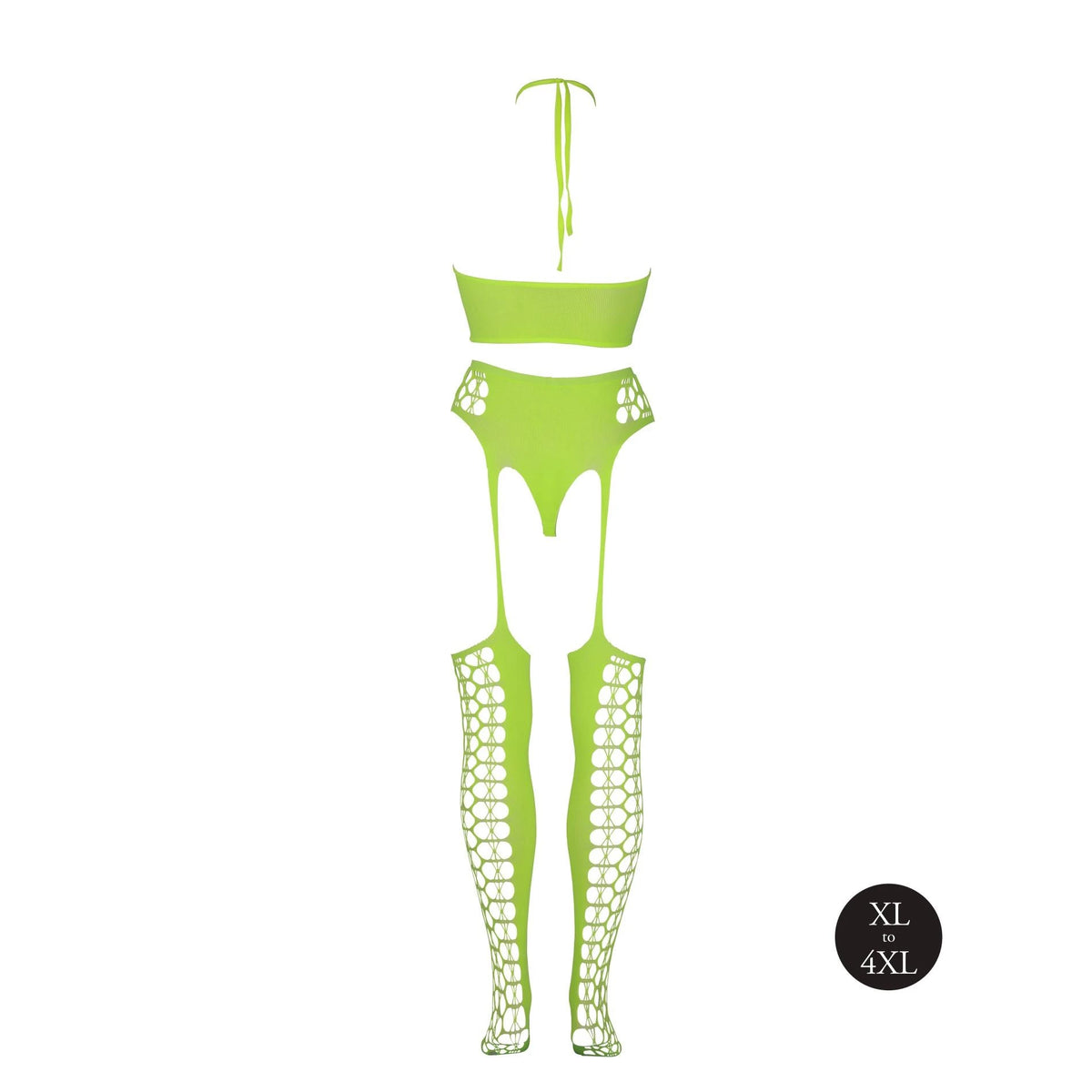 Meias Crop – tamanhos grandes, verde | Ouch!
