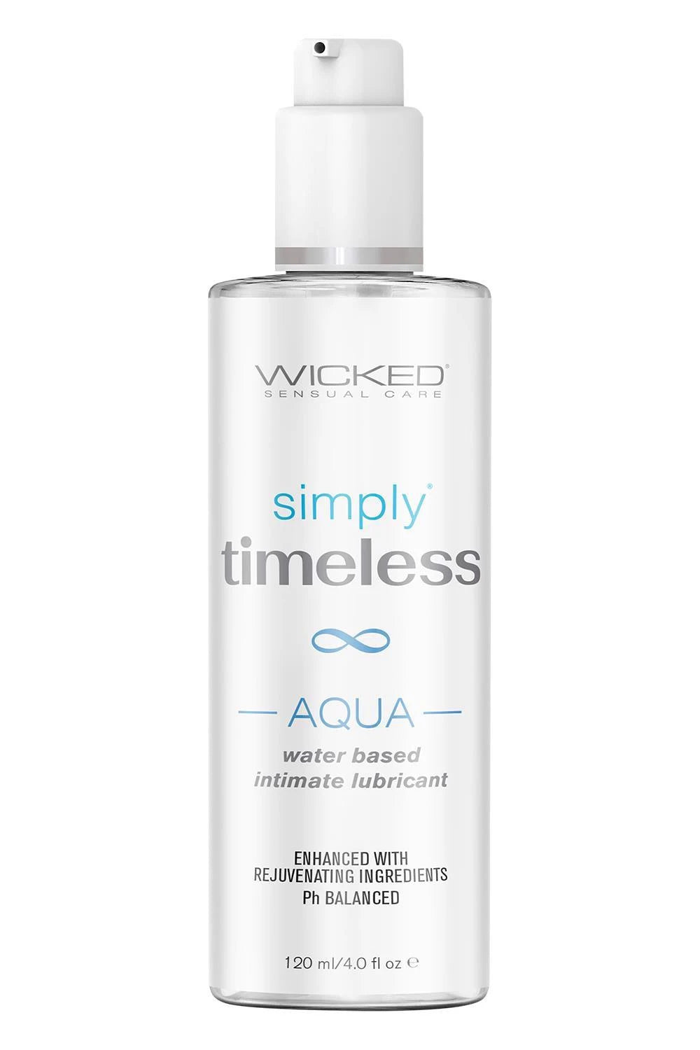 Lubricant Simply Timeless Aqua 120 ml – water-based | Wicked