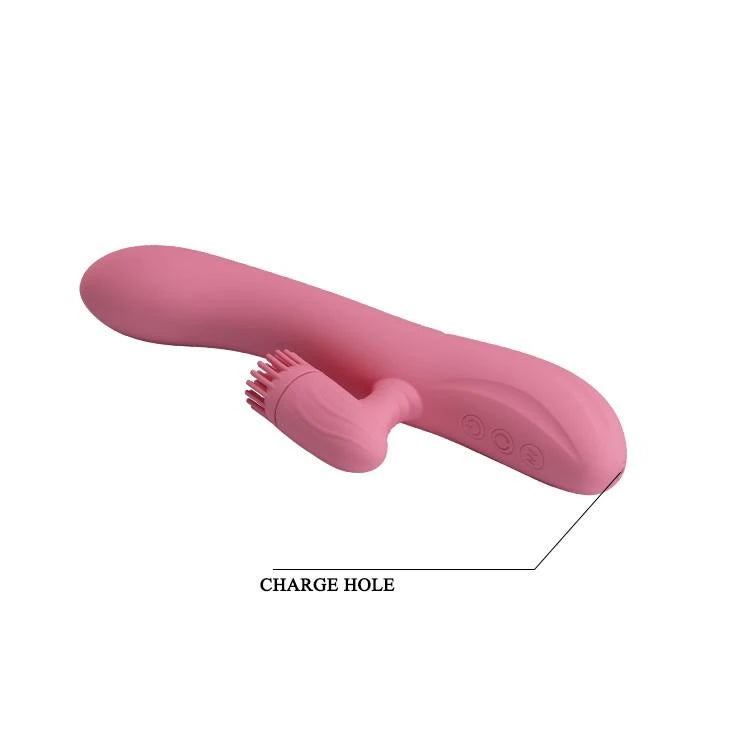 Vibromasseur point G Chris 7 fonctions – rechargeable, rouge | Pretty Love