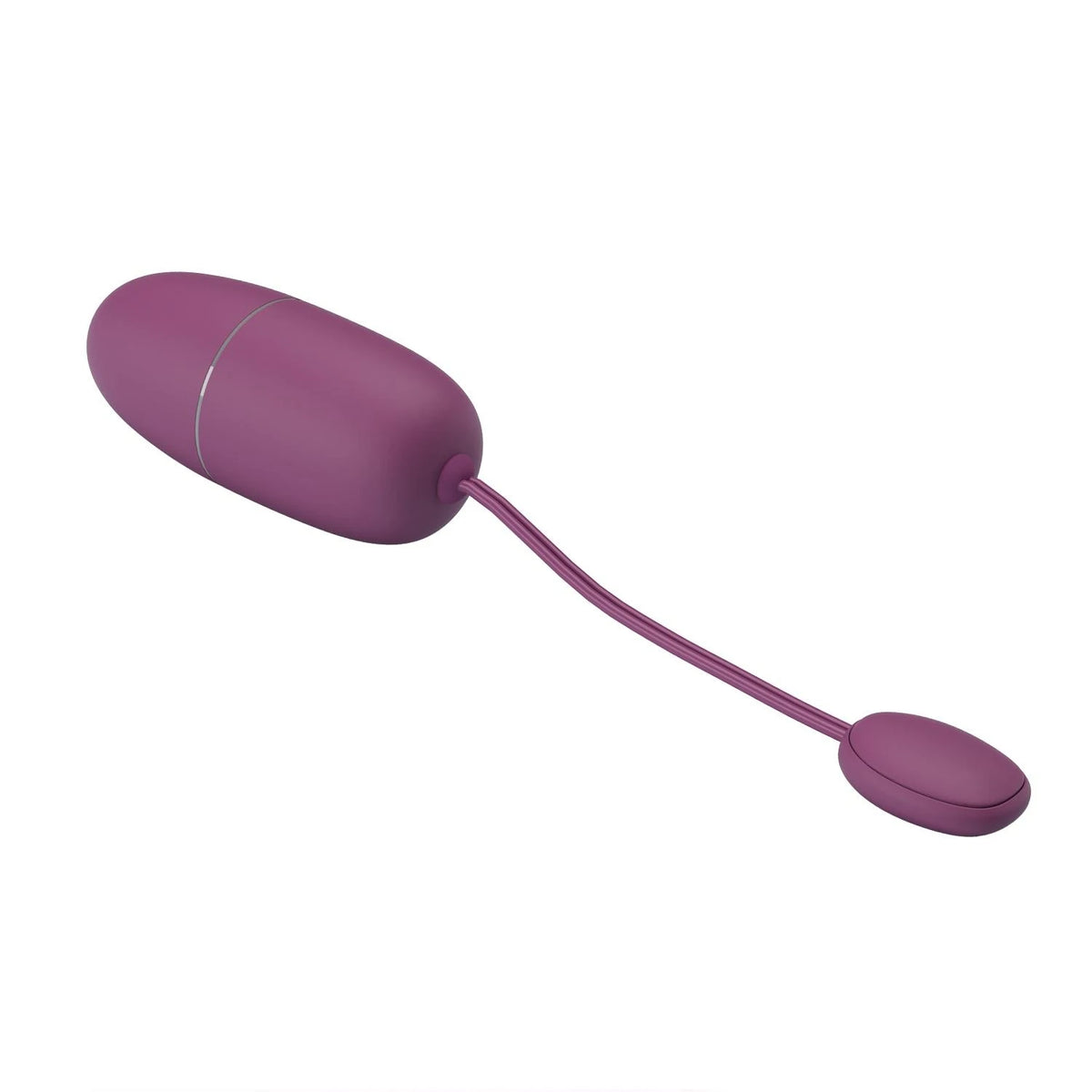 Vibrating egg Nymph Mobile distance AAA 12 functions – app-controlled, rechargeable, plum | Pretty Love