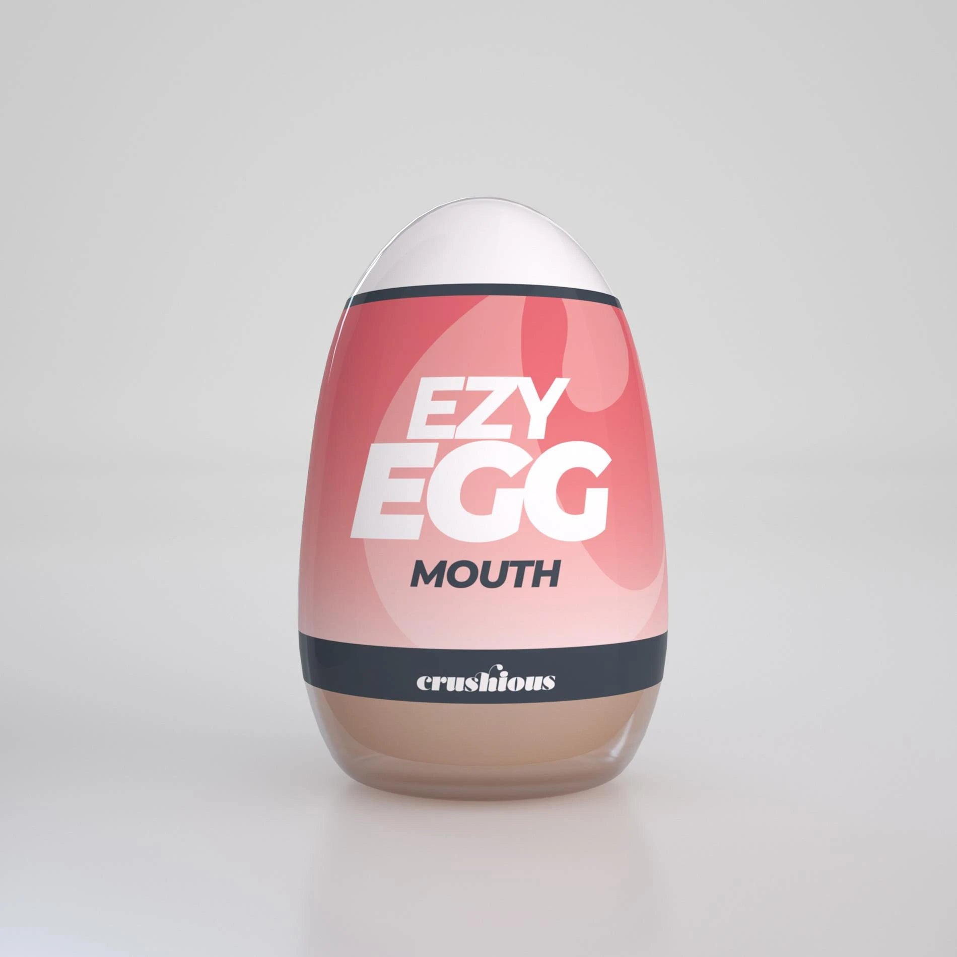 Ezy Egg - Masturbator Egg - Mouth - Red
