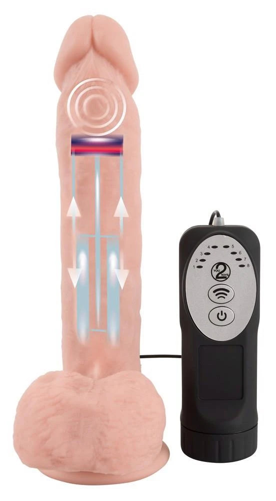 Vibreur de poussée en silicone médical