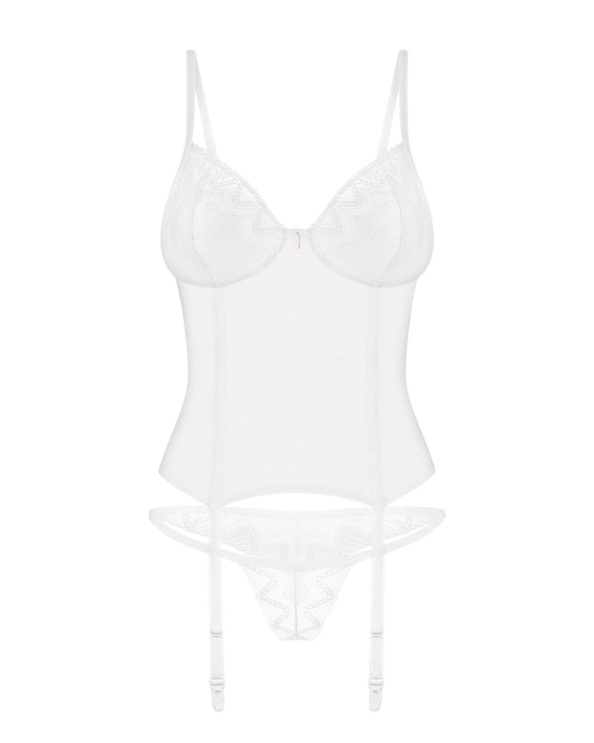 Conjunto de lingerie Alissium – branco 26331592121 | Obsessive