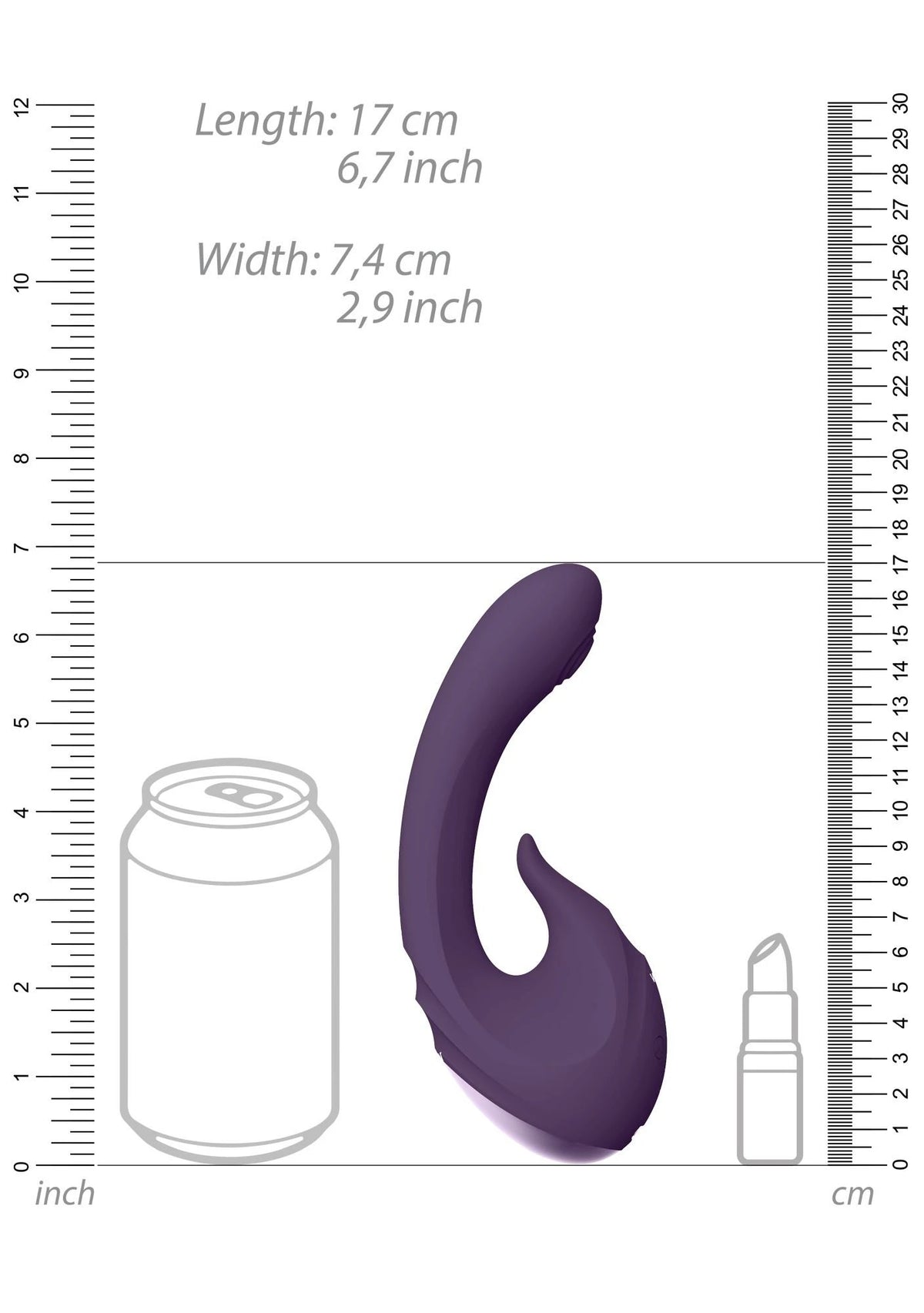 Vibrador punto G Miki Pulse Wave Flickering 10 funciones – morado | Vive