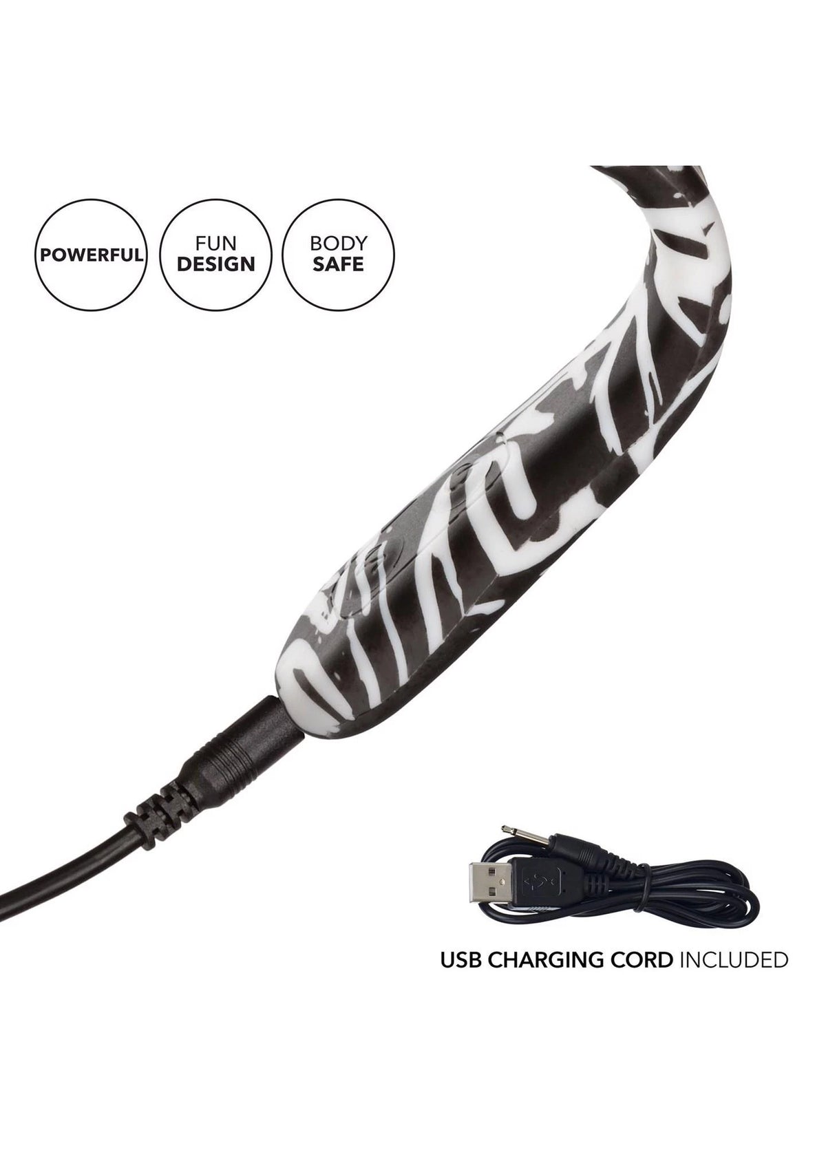 Klasszikus vibrátor Hype FlexiWand 10 funkció – újratölthető, többszínű | Calexotics