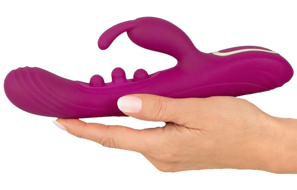 Rabbit vibrátor Squirting 2 funkció – lila | JAVIDA