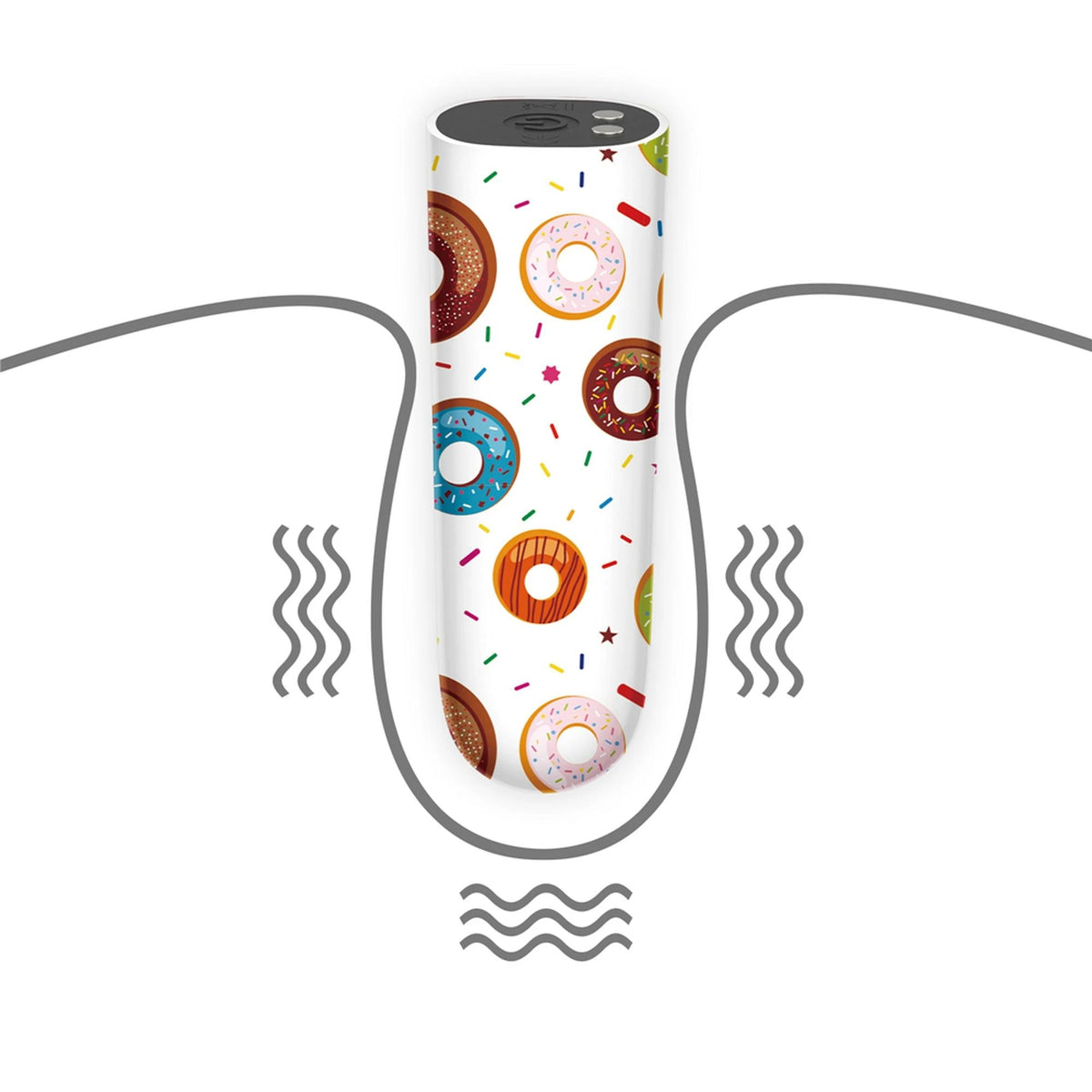 Mini vibromasseur Donut 8.5 cm – rechargeable | Lovetoy