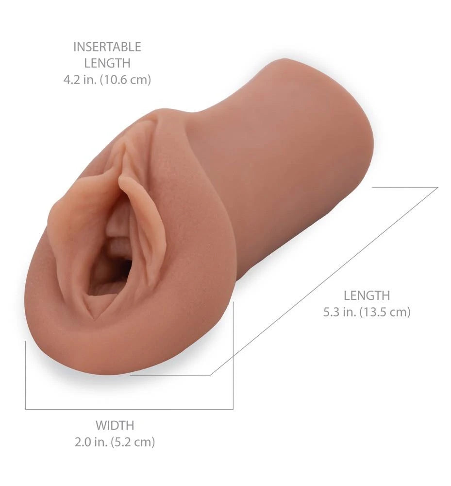 Masturbator Sorority Snatch 13.4 cm – dunkel hautfarben | PDX Extreme