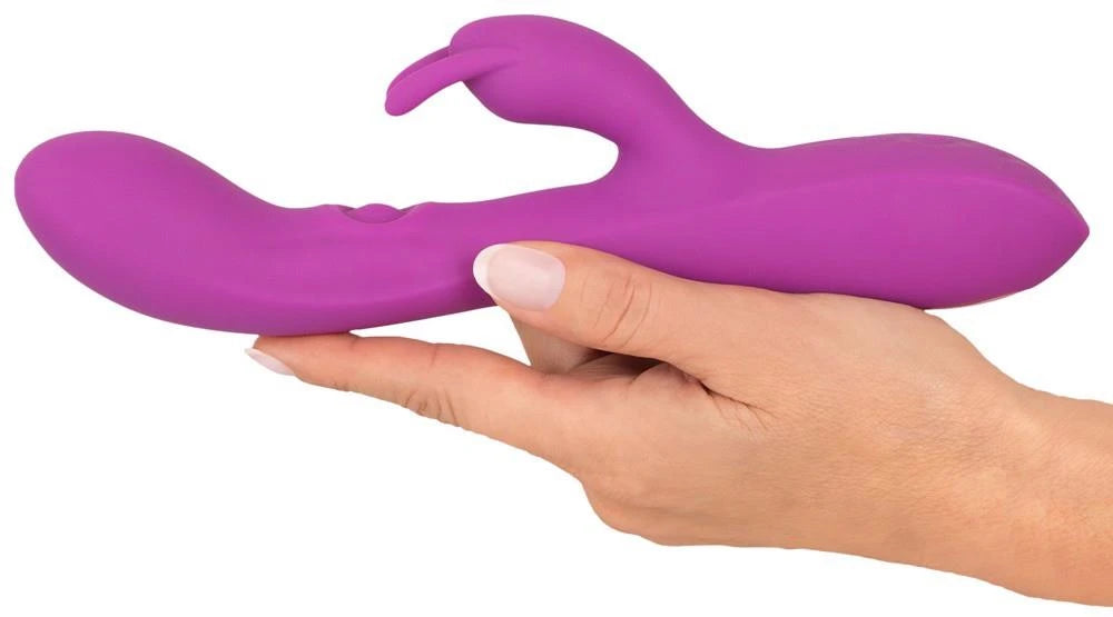 Vibrador rabbit Thumping 10 funções – recarregável, roxo | JAVIDA