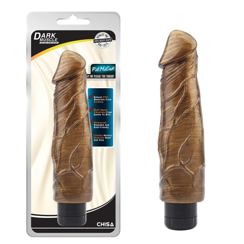 Realistischer Vibrator Pat McCock – gold | DarkMuscle