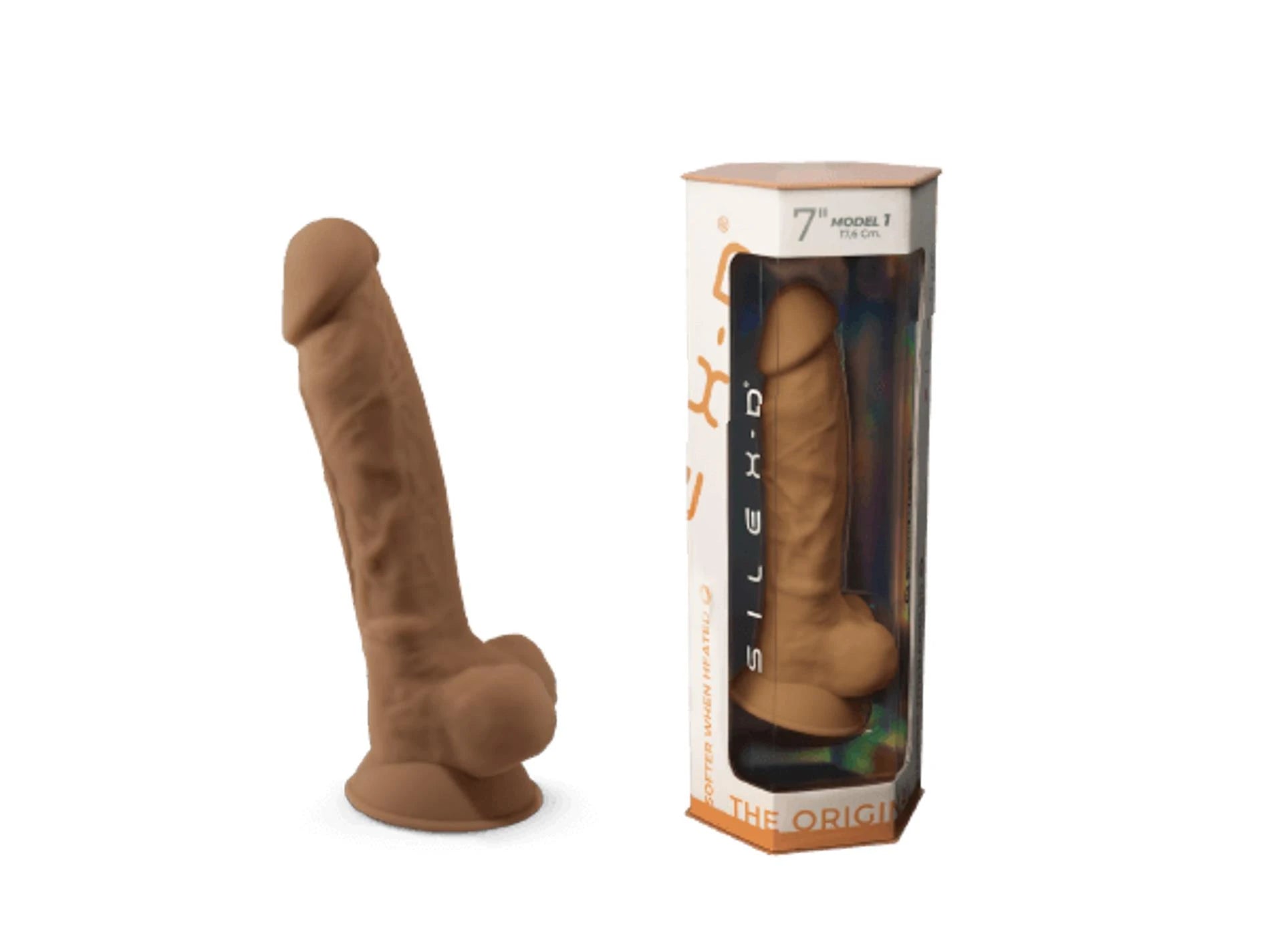 Dildo - Modèle 1 (7'') Caramel EN BOÎTE