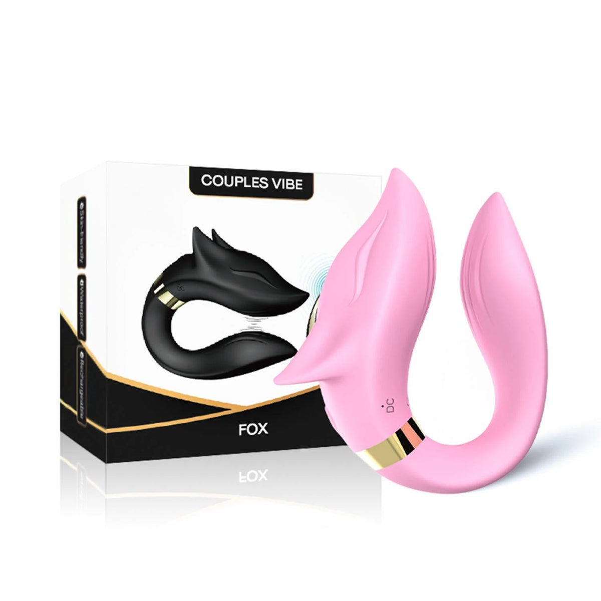 Stimolatore clitorideo Fox 9 funzioni – con telecomando, ricaricabile, rosa | Favorites