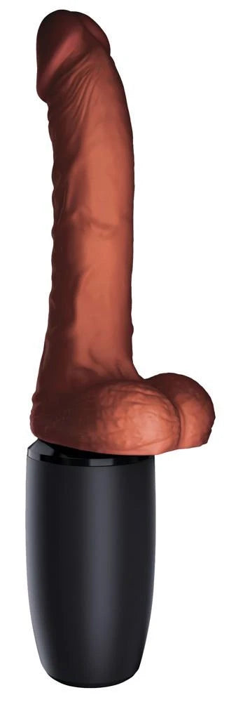 Vibratore realistico KCP 7.5 Brow – a spinta, in cyberskin | King Cock Plus