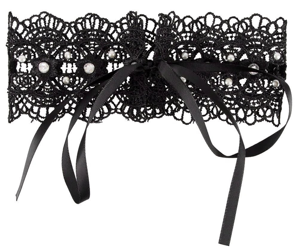 Entrave bondage Choker – noire 24501861001 | Cottelli ACCESSOIRES