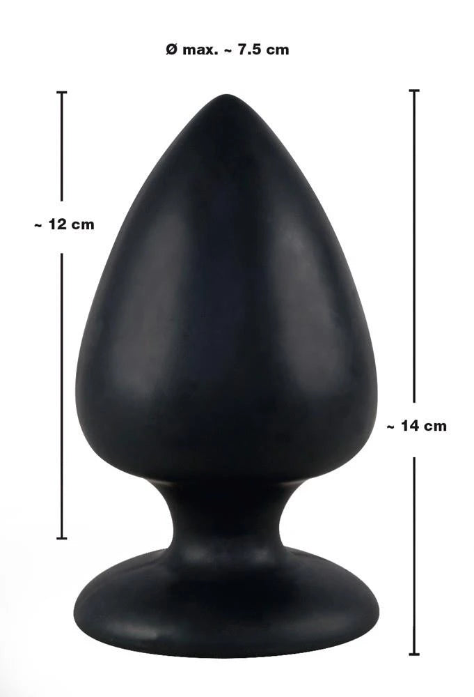 Anál dugó 14 cm – fekete | Black Velvets
