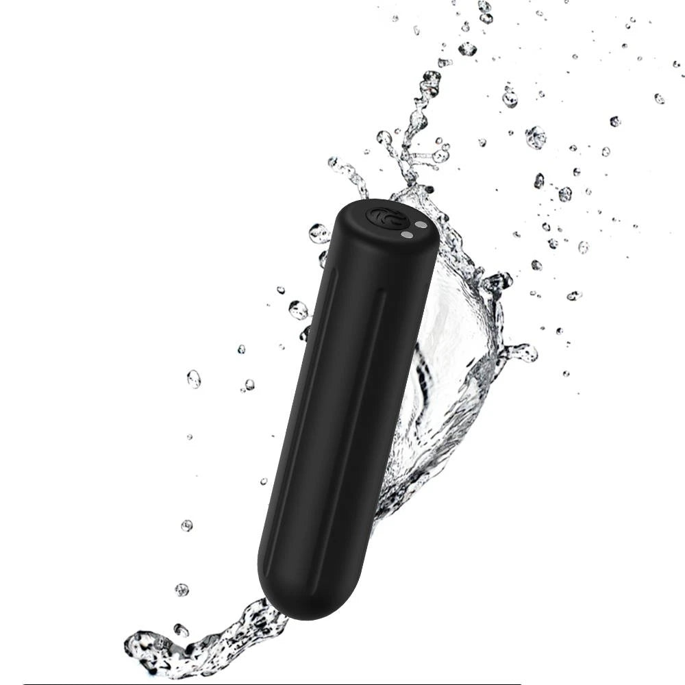 Mini vibratore Rock 9 funzioni – ricaricabile, nero | Favorites