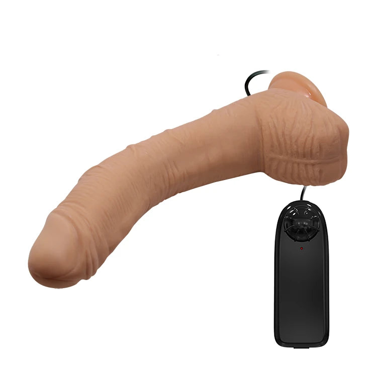 Vibrador realista Alex 11″″ – con mando a distancia, nude | Baile