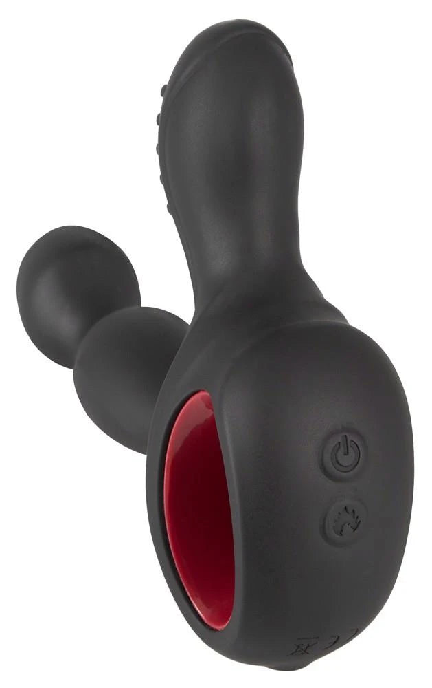 Prostate massager 14.5 cm – remote control, rechargeable, black