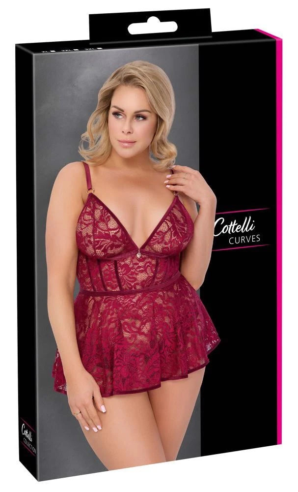Babydoll rouge 2XL