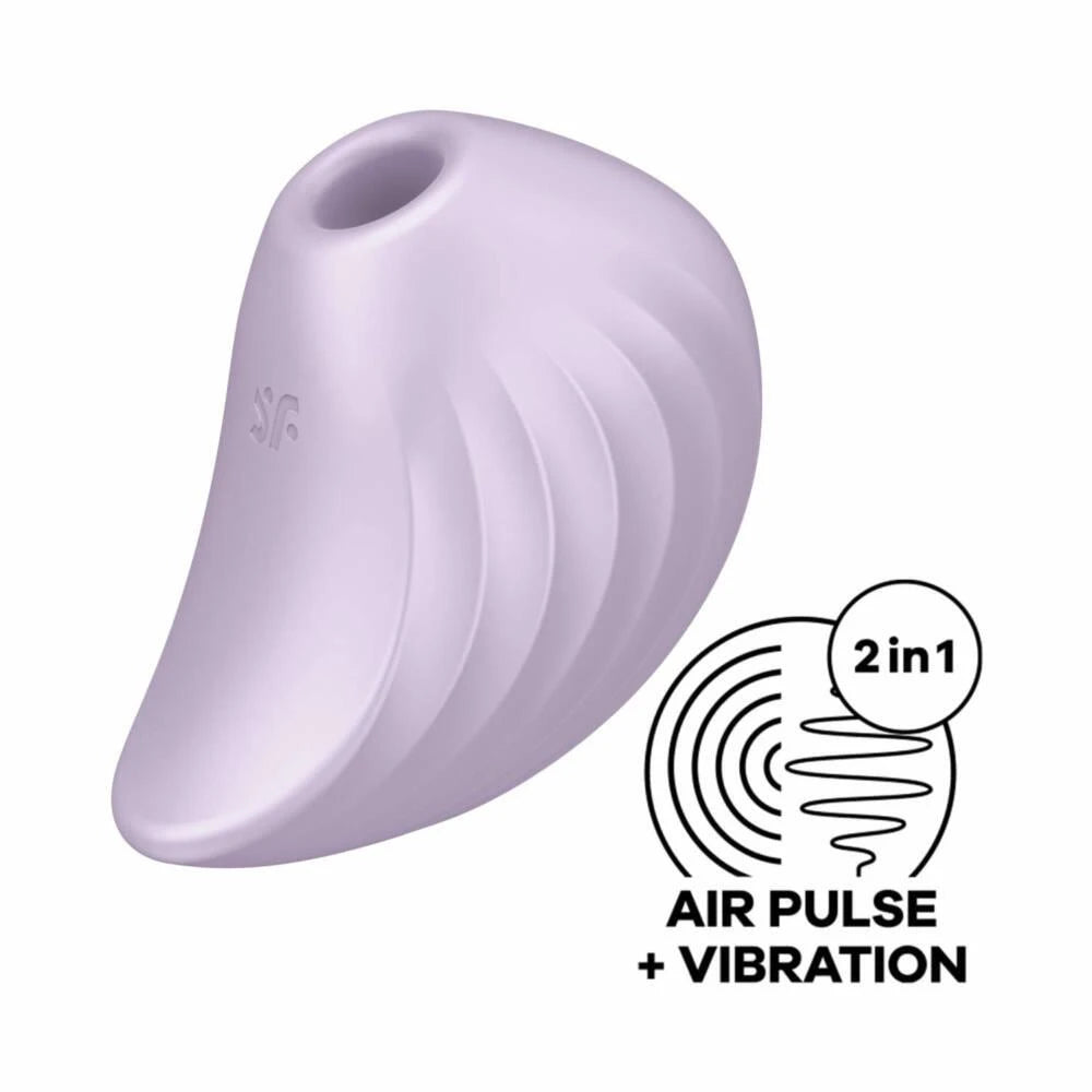 Stimulateur clitoridien Pearl Diver Air Pulse 12 fonctions – violet | Satisfyer