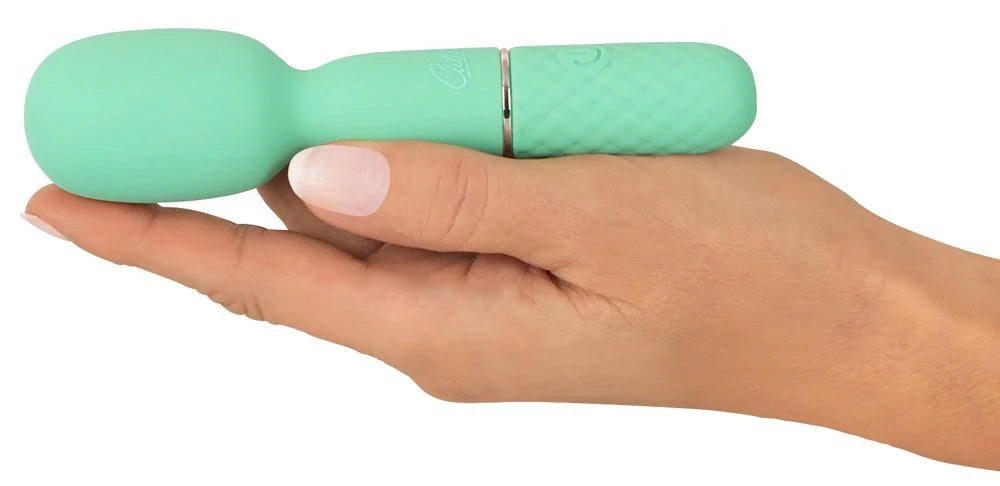 Mini vibratore 13.4 cm – ricaricabile, verde | Cuties