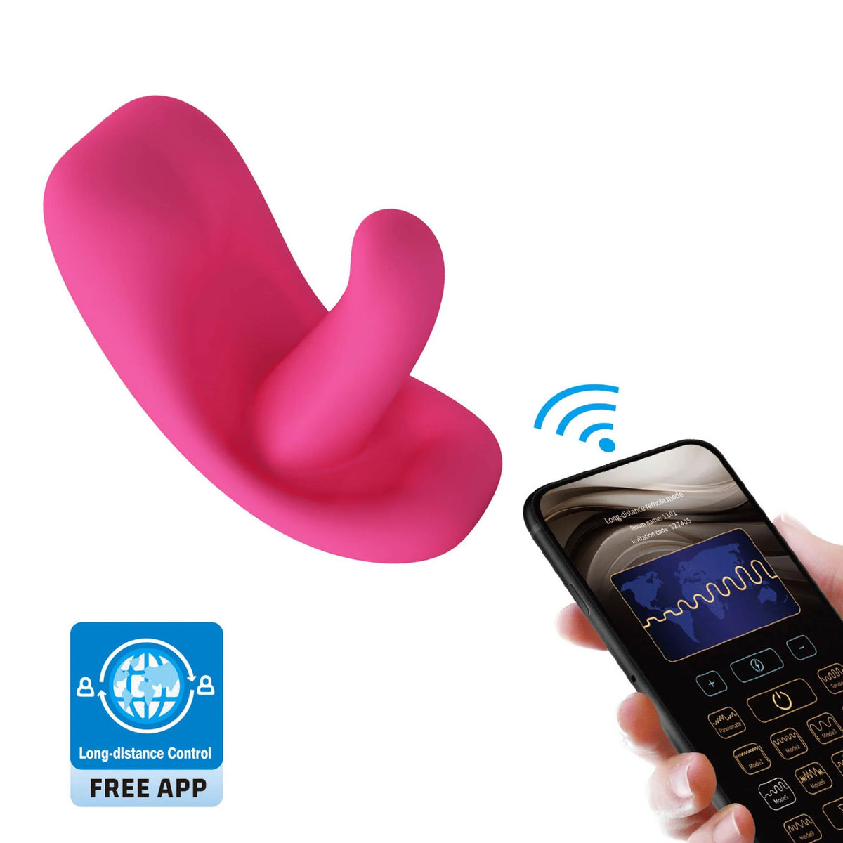 Vibromasseur spécial Hazelynn Controlled 12 fonctions – contrôlé par appli, rechargeable | Pretty Love