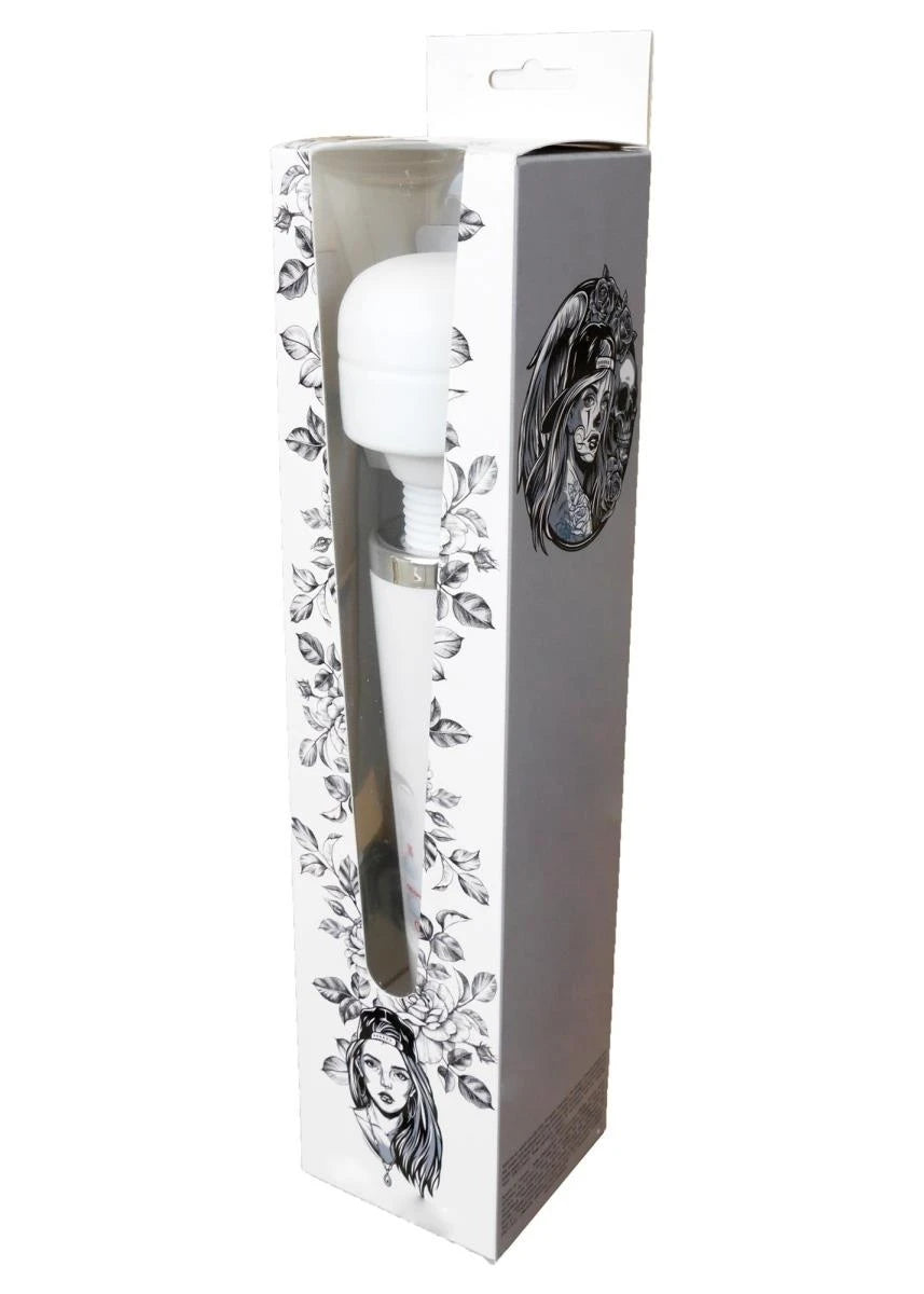 Massajador wand Magic 10 funções – recarregável, branco | Favorites