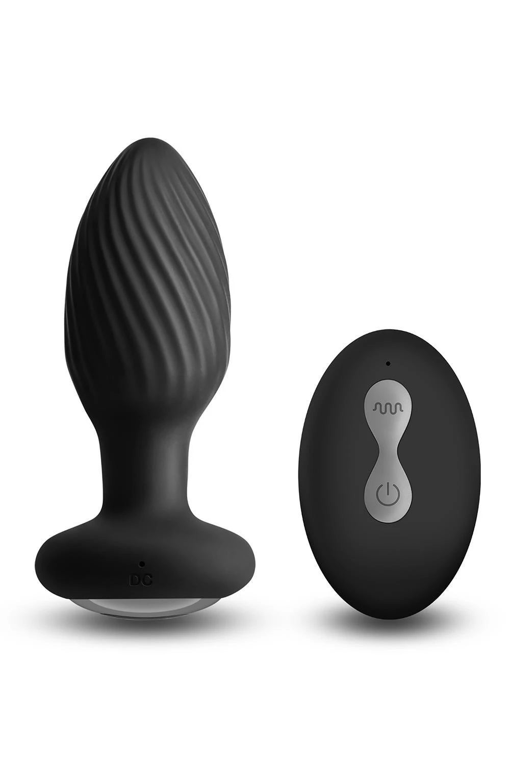 Plug anale Renegade Alpine – vibrante, nero | NS Novelties