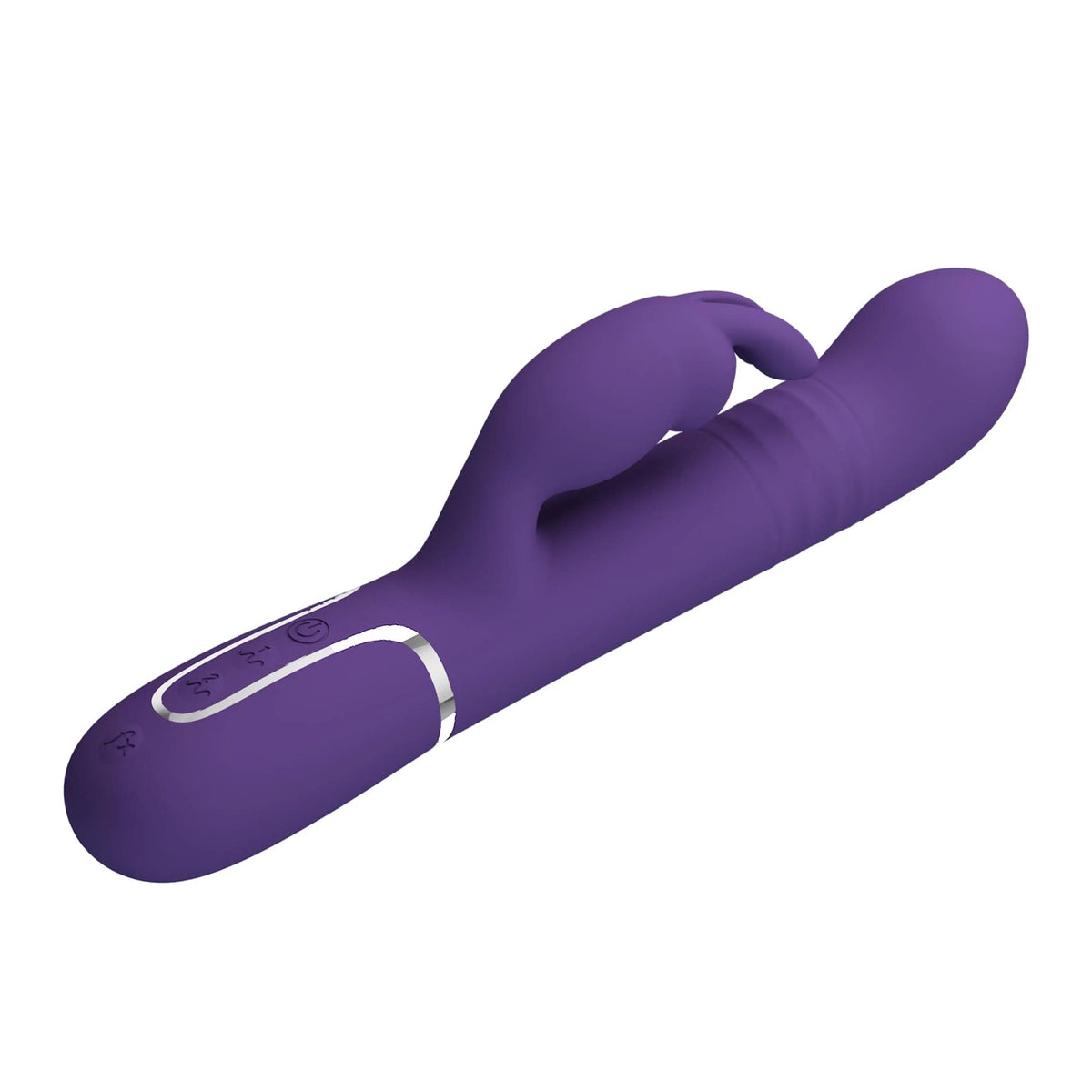 Rabbit vibrator Coale 7 functions – thrusting, rotating, purple BW-500013-2 | Pretty Love