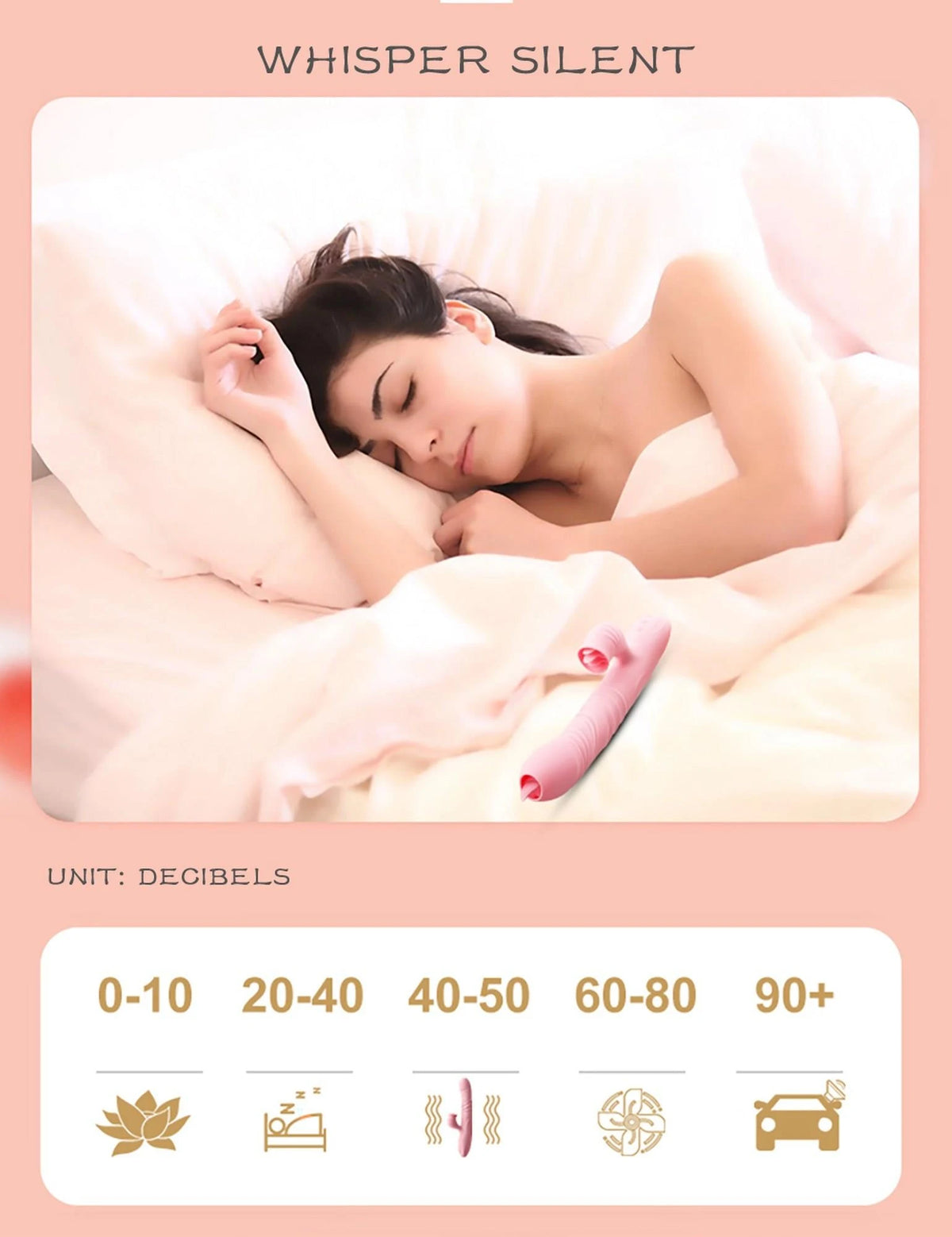 Clitoral stimulator Fanny 20 functions – rechargeable, heating, pink | Favorites