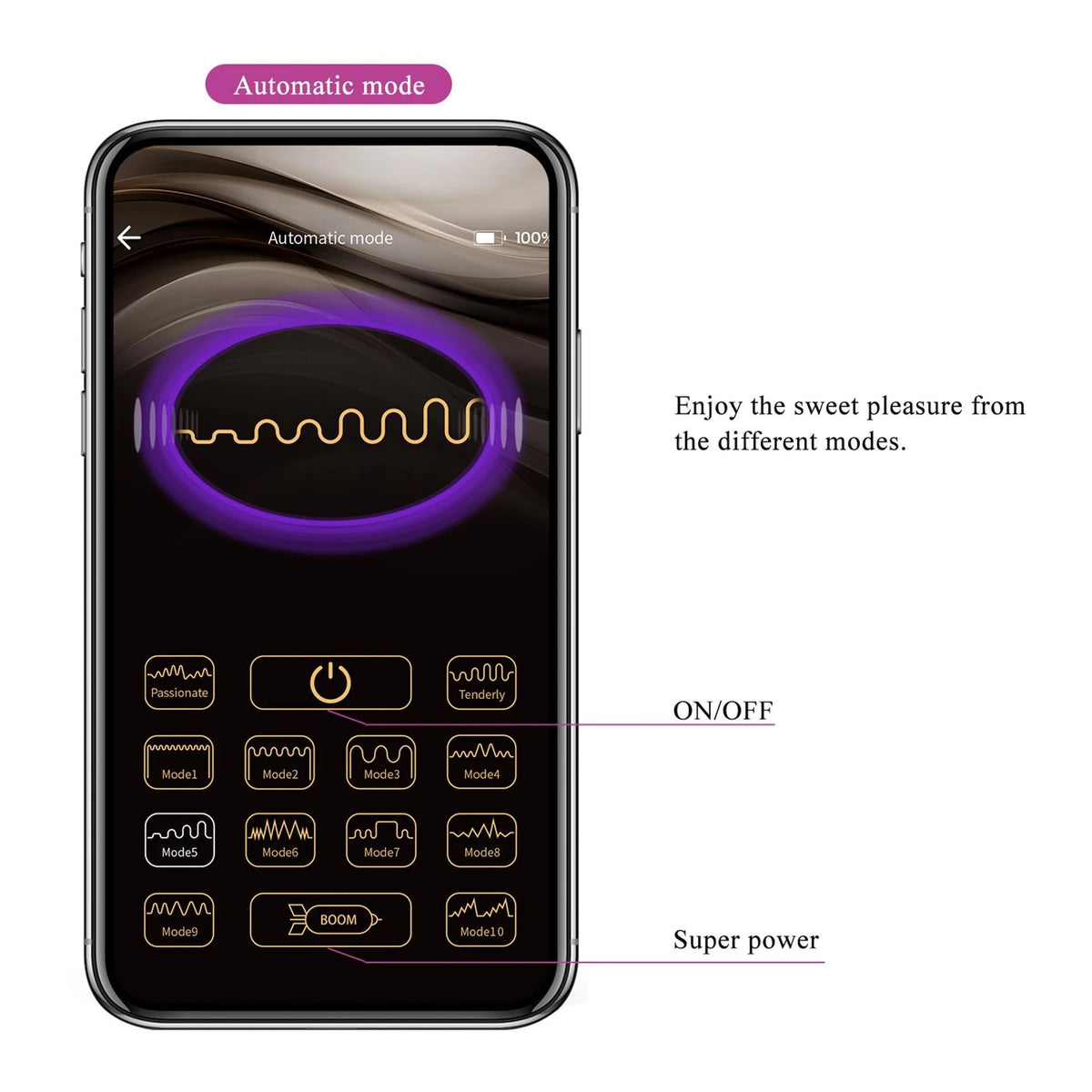 Ovetto vibrante Poulsen Controlled 12 funzioni – controllo da app, ricaricabile BI-300129HP-1 | Pretty Love