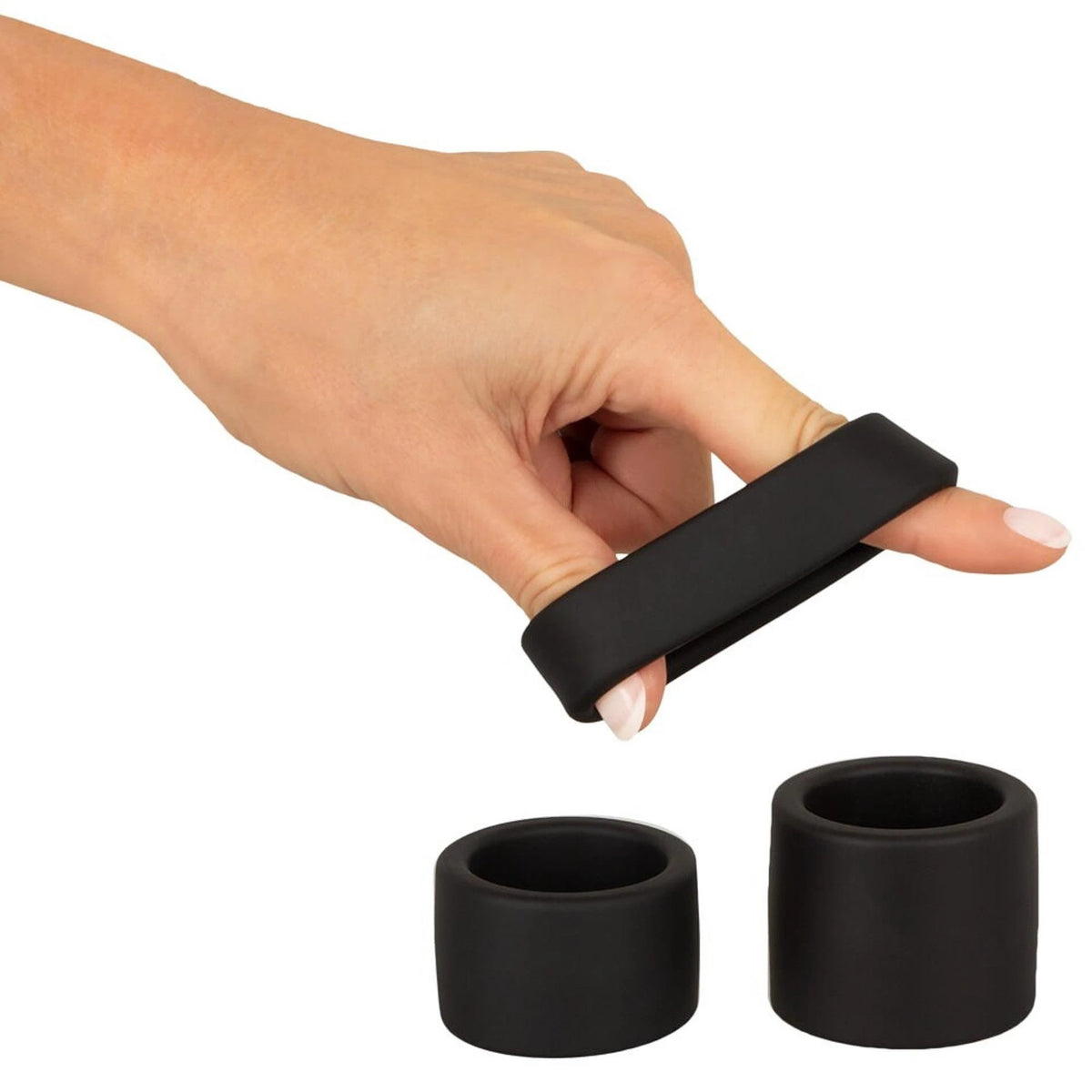 Anello fallico Stretcher – nero 50038060000 | Erecto
