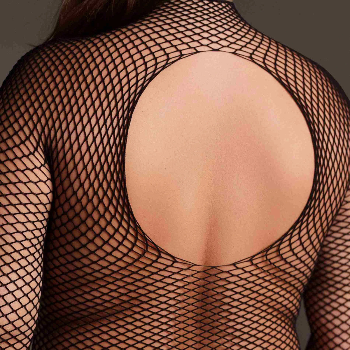 Body Structure and Turtle Neck Queen – tamanhos grandes, preto | Le Désir