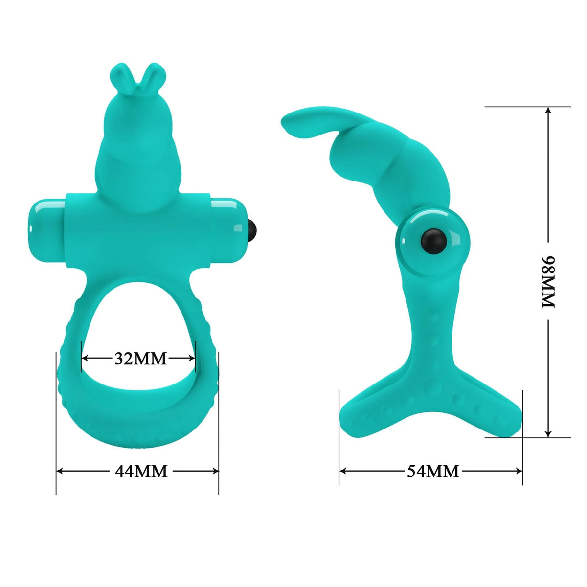 Anello fallico Figgy 10 funzioni – vibrante, azzurro | Pretty Love