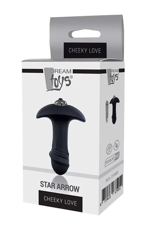 Analplug Cheeky Single Star Arrow – vibrierend | Dream Toys